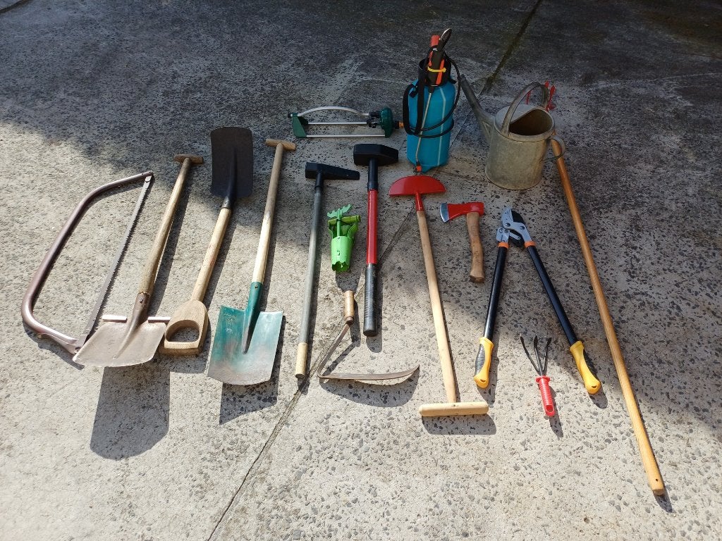 outils de jardinage, Jardin & Terrasse, Outils à main, Enlèvement, Comme neuf, Hache
