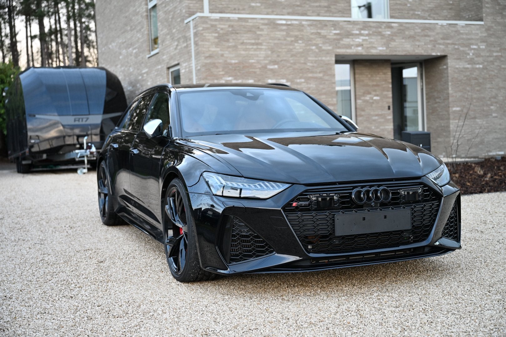 Audi RS6 Sebringschwarz 4-Wielsturing Soft Close luchtvering, Enlèvement, Audi