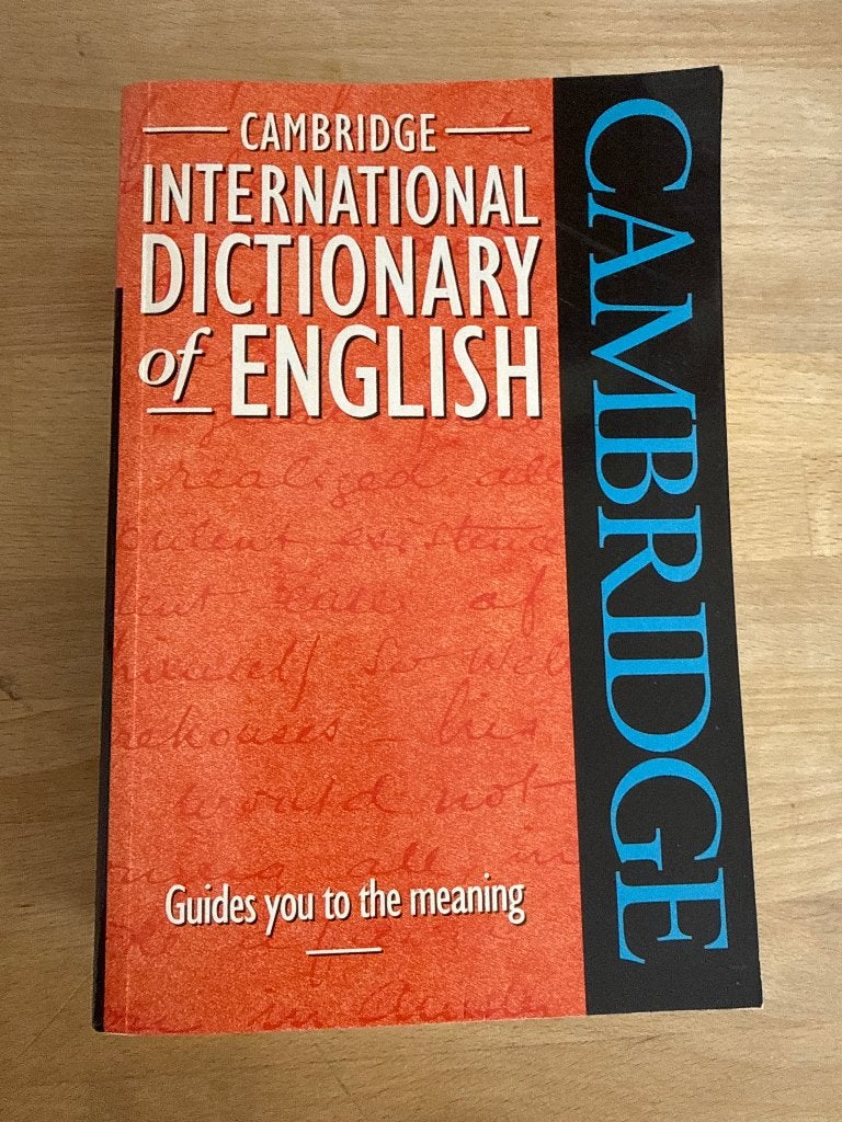 Dictionnaire international d'anglais de Camebridge, Livres, Enlèvement ou Envoi, Comme neuf, Anglais