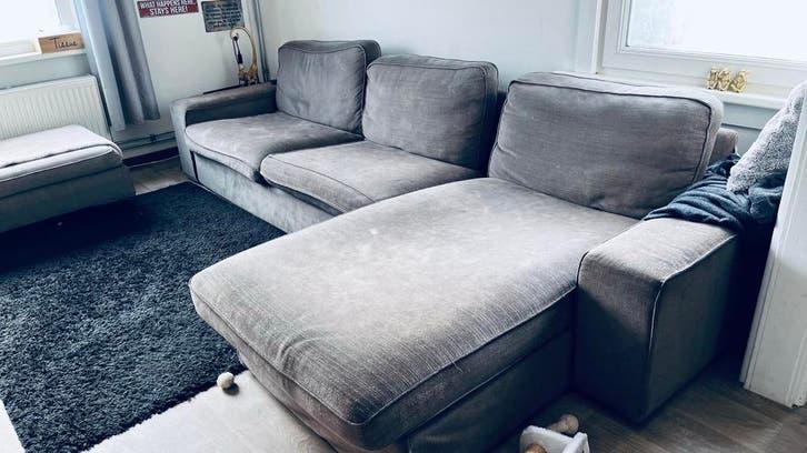Hoeksalon, Ophalen, 250 tot 300 cm, Gebruikt, 75 tot 100 cm