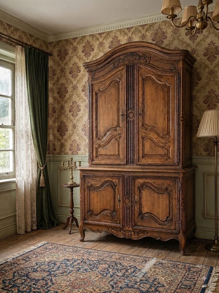 Prachtige Antieke Kast Volledig Massief Eiken Louis XV stijl, Antiek en Kunst, Antiek | Meubels | Kasten, Ophalen