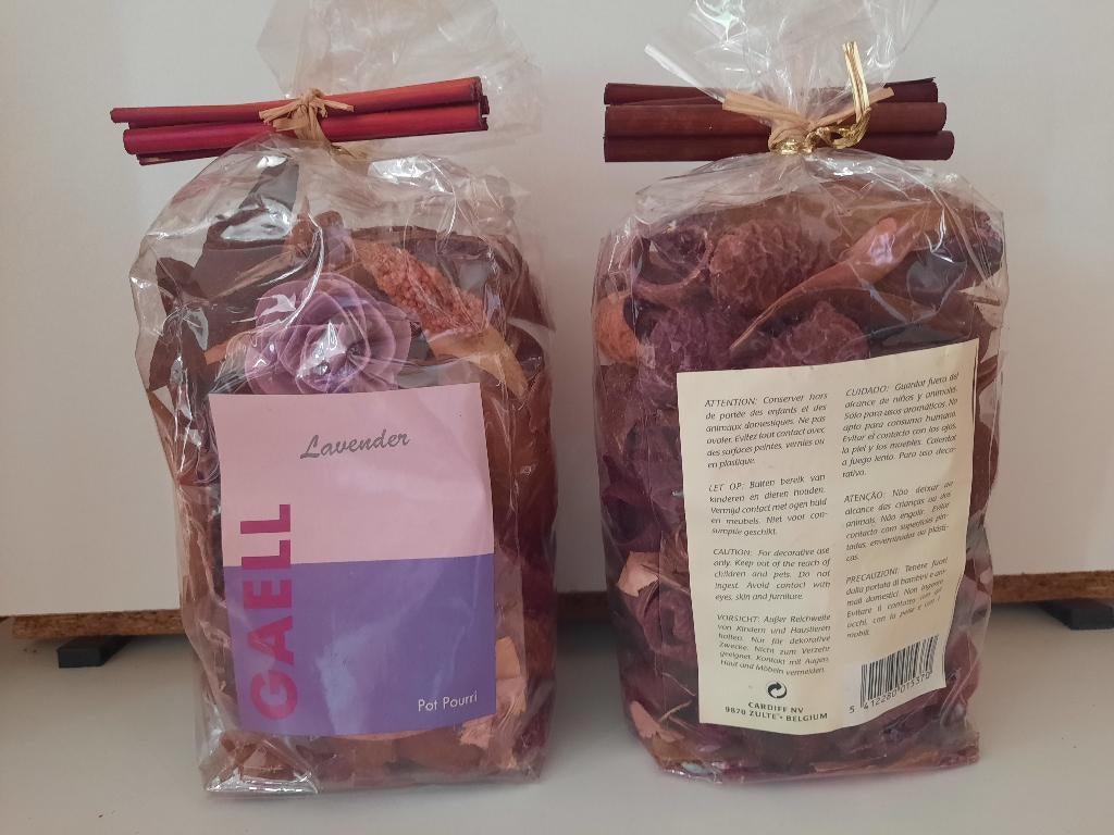 nieuwe pot pourri zakken te koop Gaell Lavendel, Huis en Inrichting, Woonaccessoires | Droogbloemen, Ophalen of Verzenden, Nieuw