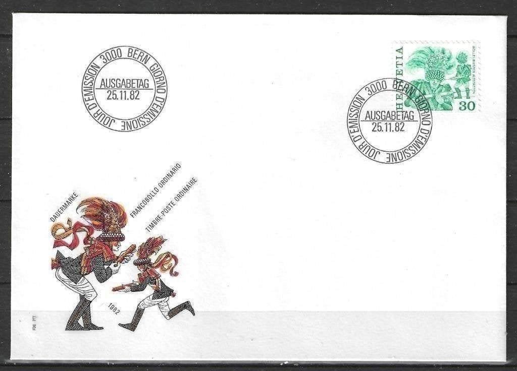 Suisse 1982 - Yvert 1170 - Costumes (ST), Envoi, Affranchi