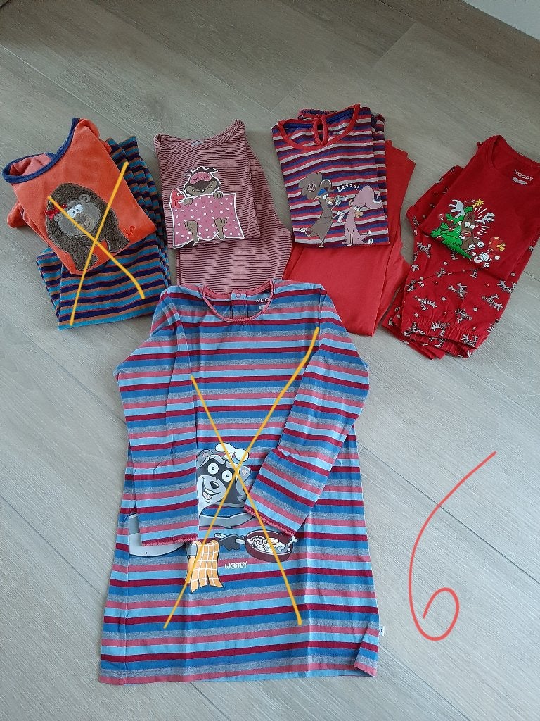Pyjama's woody 6 jaar, Kinderen en Baby's, Kinderkleding | Maat 116, Nacht- of Onderkleding, Gebruikt, Meisje, Ophalen of Verzenden