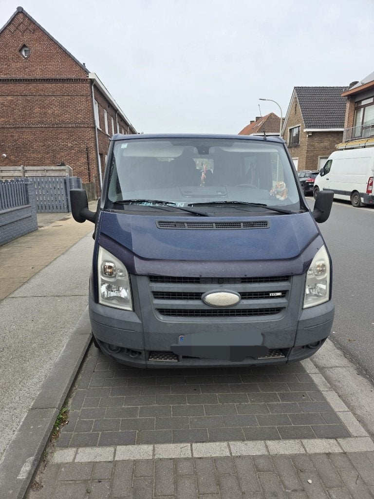 Ford Transit 2.2 Diesel 6 persoons (Dubbele cabine), Auto's, Voorwielaandrijving, Mistlampen, 4 cilinders, Blauw