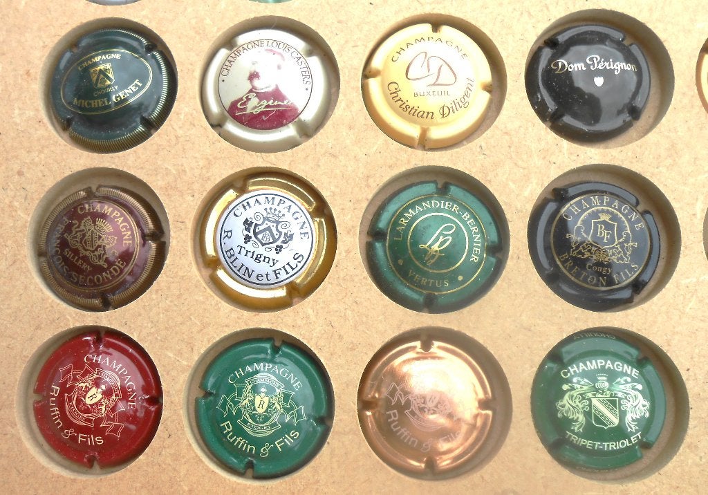 12 champagnecapsules - 1,25 per capsule, Verzamelen, Complete verzamelingen en Collecties, Ophalen of Verzenden