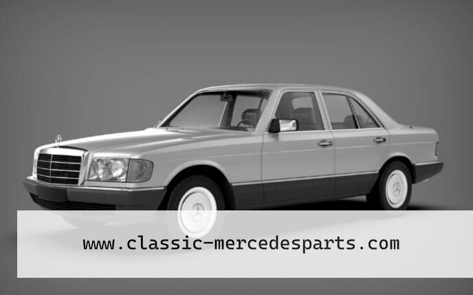 Portier Mercedes w126 S-klasse SEL rechts-achter, Auto-onderdelen, Ophalen, Gebruikt, -, Deur