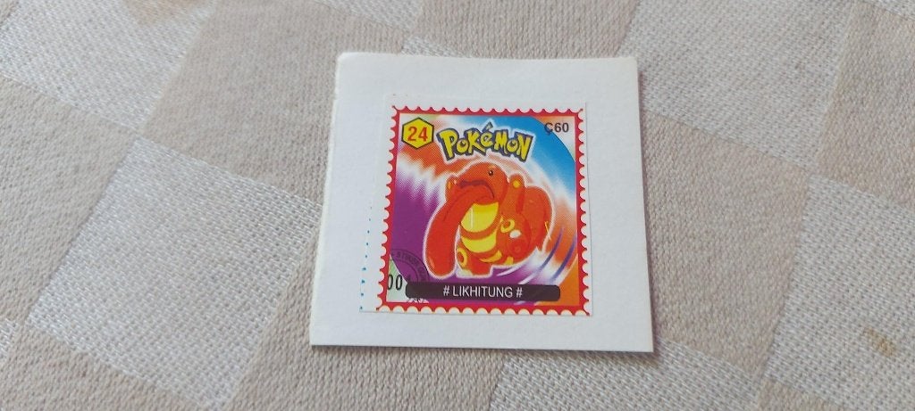Timbre Pokemon Rare Limité Lickitung, Enlèvement ou Envoi, Neuf, Autres types