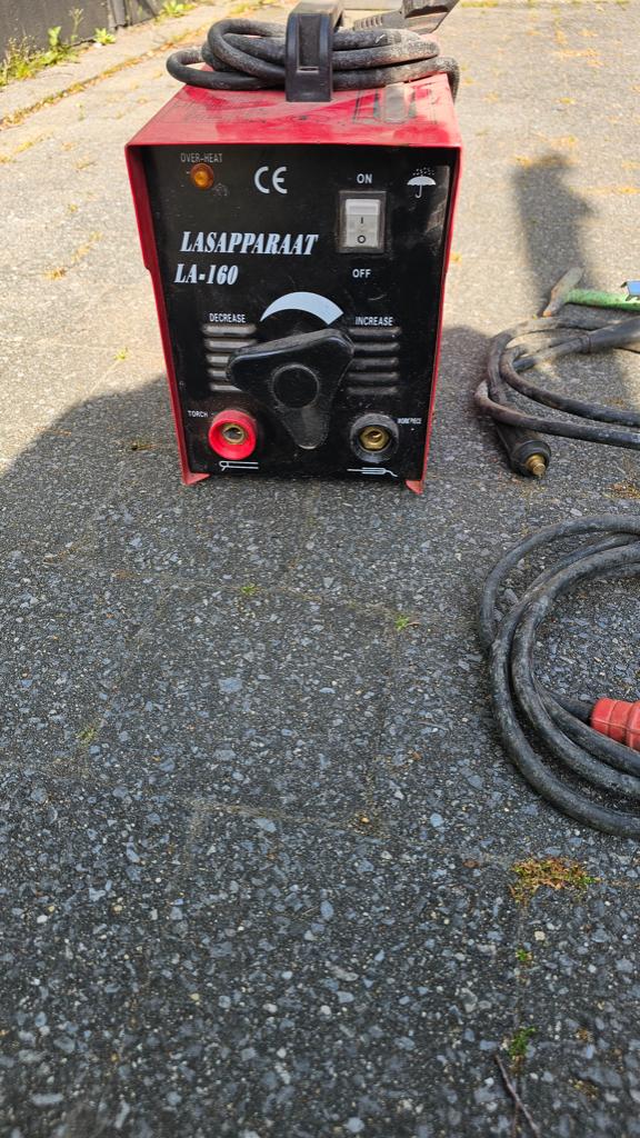 Lasapparaat 160A, Ophalen, Zo goed als nieuw, Minder dan 150 ampère, Elektroden