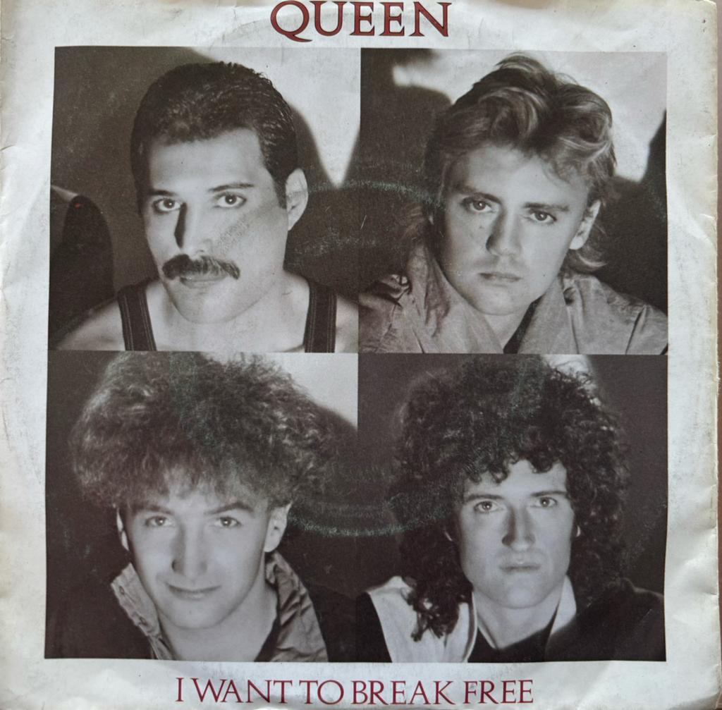 Queen - i want to break free - machines ( 7” vinyl ) 1984, Ophalen of Verzenden, Gebruikt
