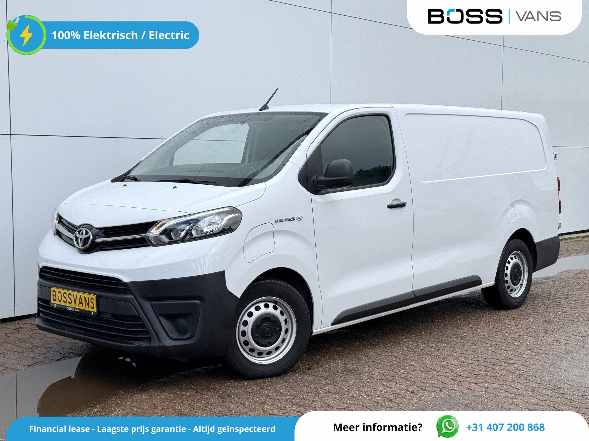 Toyota ProAce Electric Worker 75kWh 136PK L3 XL 348km WLTP E, 100 kW, Achat, Entreprise, 3 places