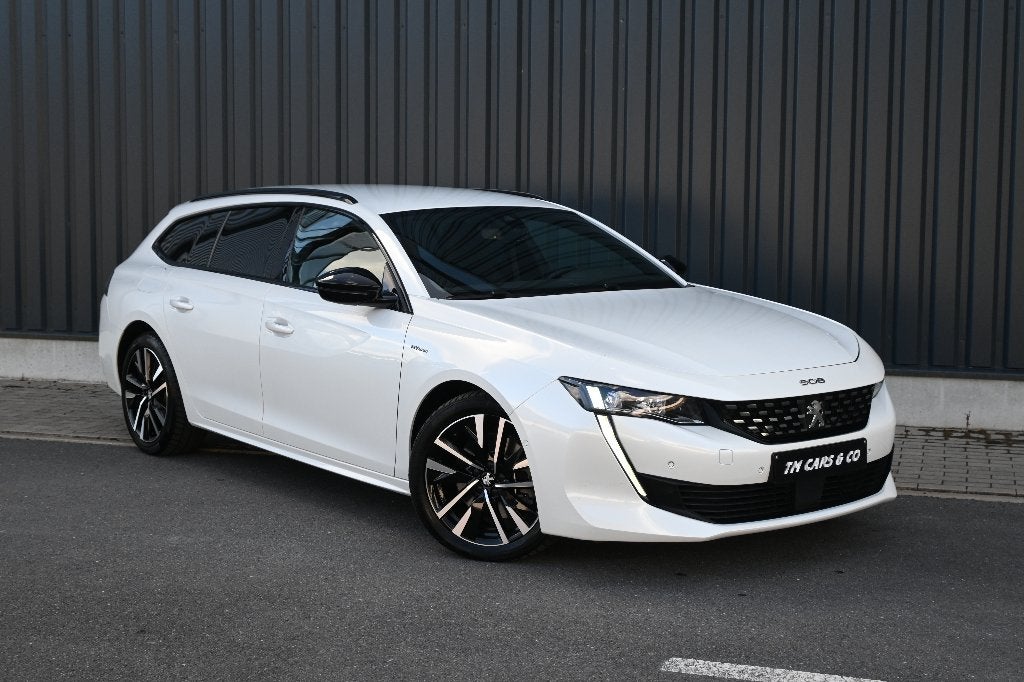 Peugeot 508 GT Hybride 225pk Automaat, LED, Cam, Acc, Sfeer, Autos, Peugeot, Achat, Euro 6, Entreprise, Noir