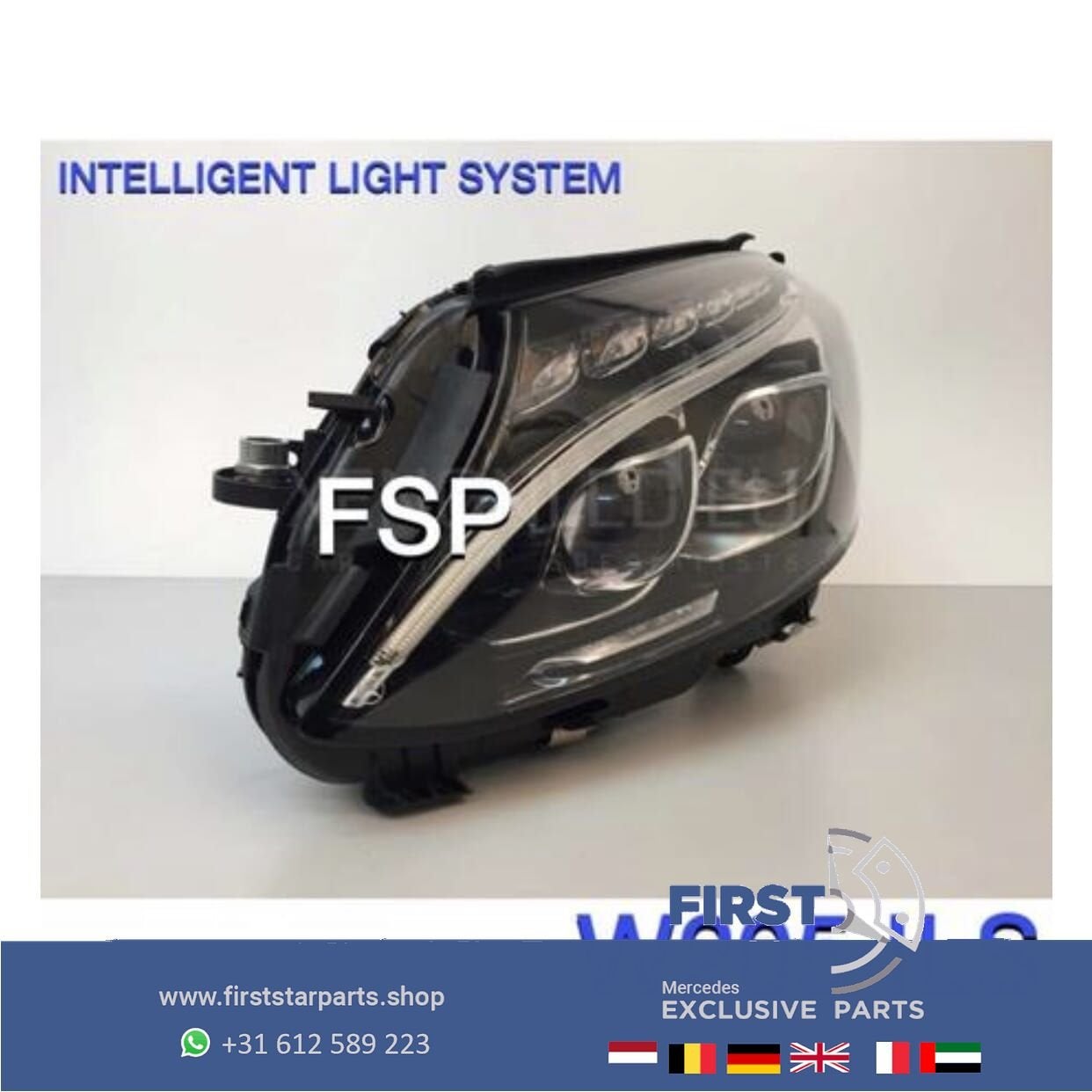 W205 ILS Koplamp LED LINKS C43 C63 AMG Mercedes C Klasse 201, Utilisé, -, -, Enlèvement ou Envoi