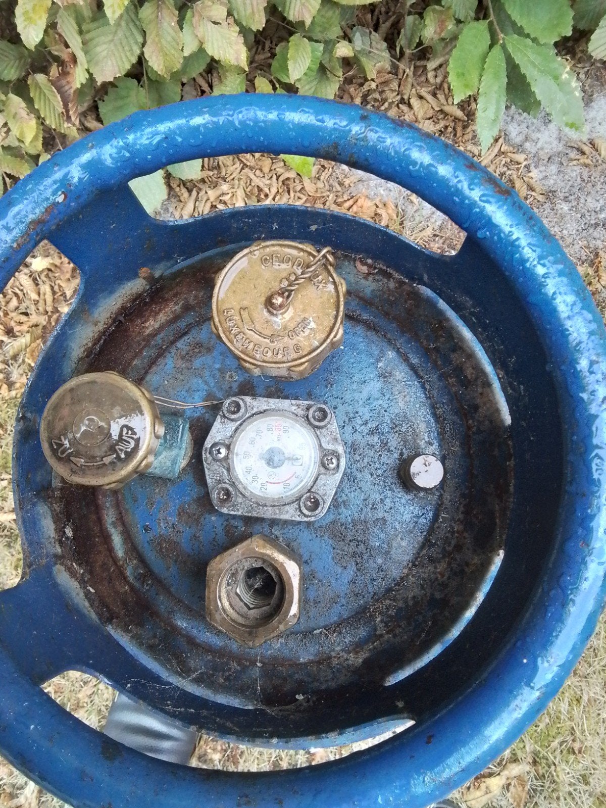 lpg gasfles, Ophalen, Gebruikt