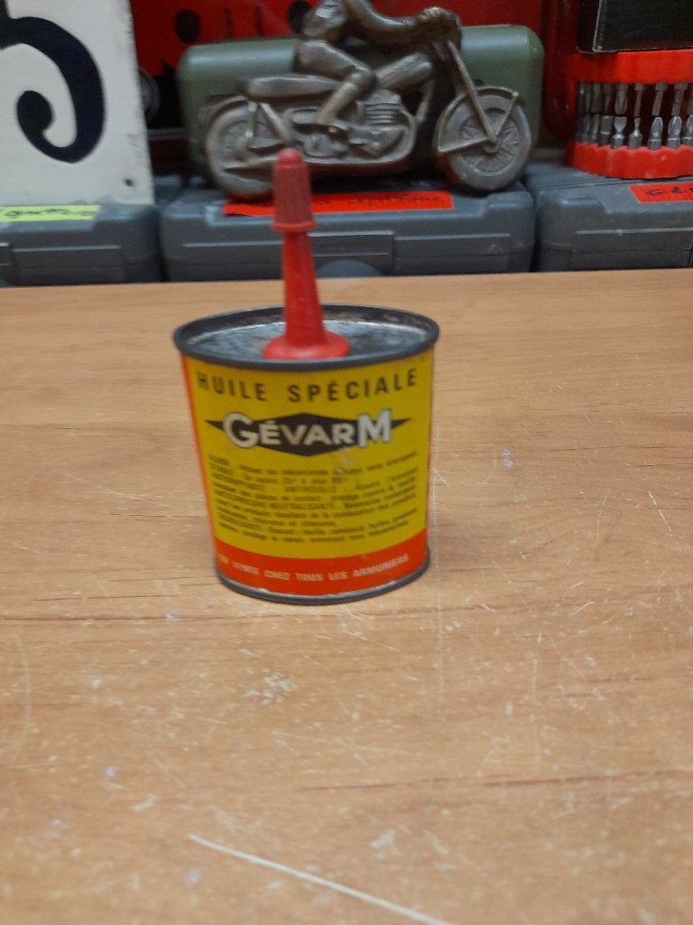 Oude speciale Gevarm oliekan, Verzenden, Gebruikt, Overige typen