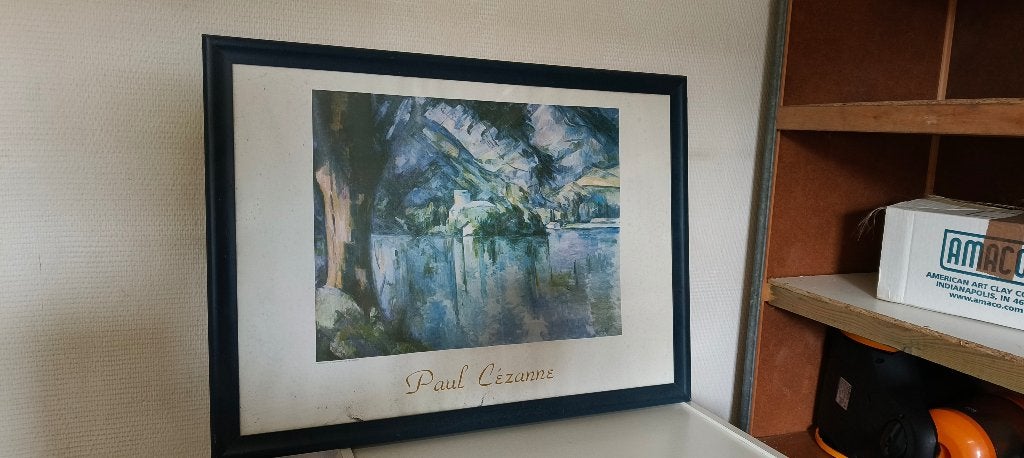reproductions Paul Cezane, sous verre 56 x 76 cm, Antiquités & Art, Art | Lithographies & Sérigraphies, Encadré, Enlèvement, Animaux et nature