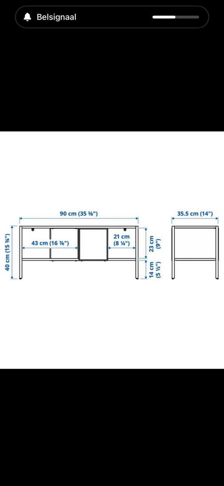 IKEA Baggebo Meubelset, Huis en Inrichting, Ophalen, Gebruikt, Glas