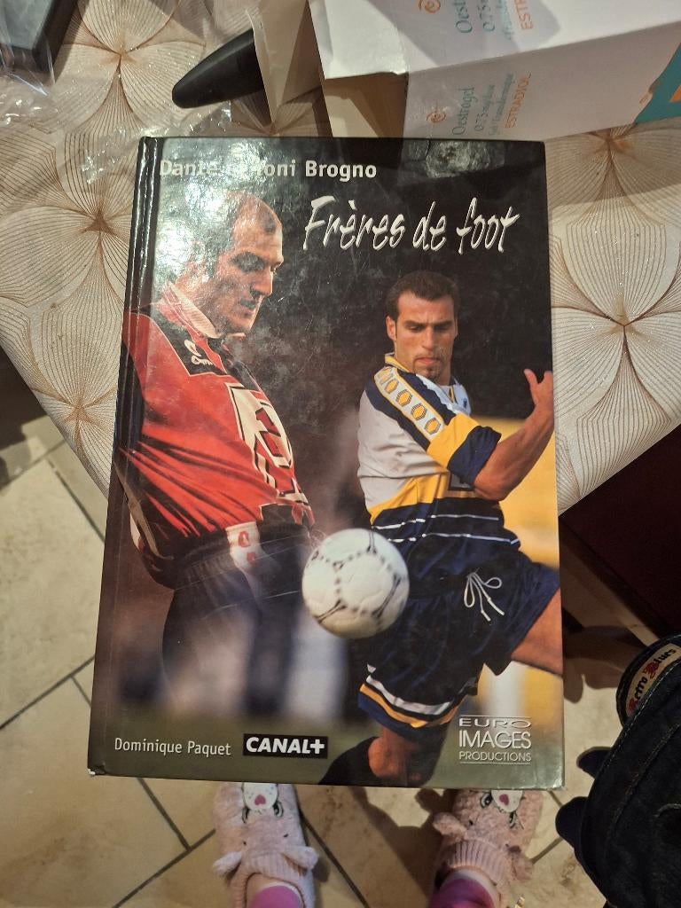 Dante et Toni Brogno freres de foot (dedicaces), Enlèvement ou Envoi, Utilisé, Dominique Paquet, Sport