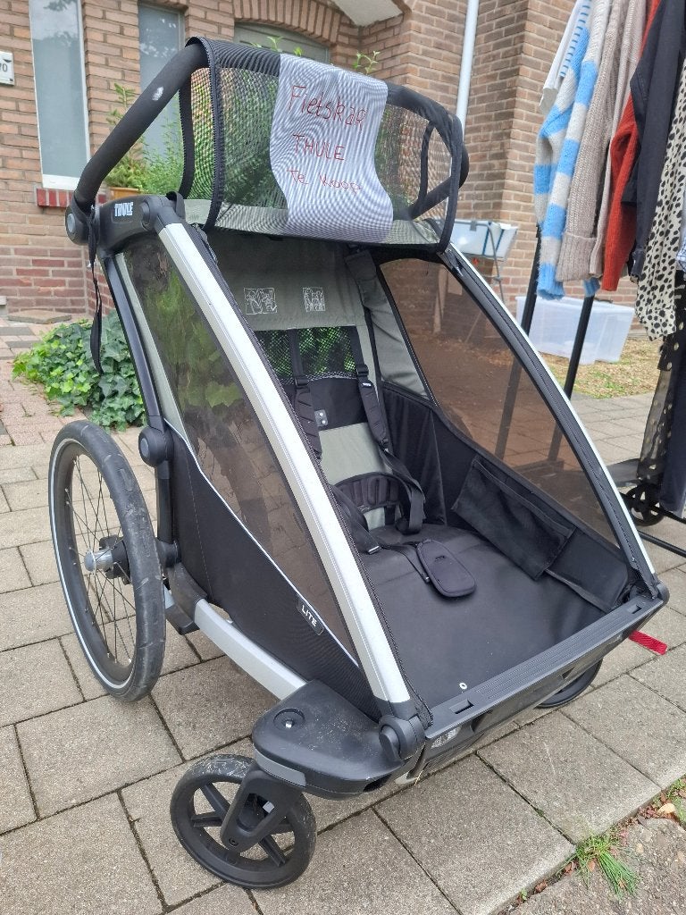 Fietskar Thule Chariot, Fietsen en Brommers, Ophalen, Opvouwbaar, Zo goed als nieuw, Thule / Chariot