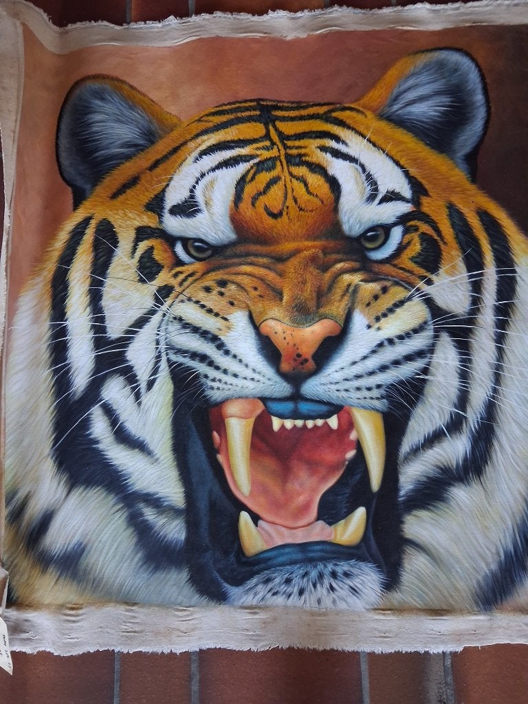 *Prachtige grote schilderij - 90 cm x 85 cm - Olie op doek, Antiek en Kunst, Ophalen of Verzenden, Handgeschilderd, Doek
