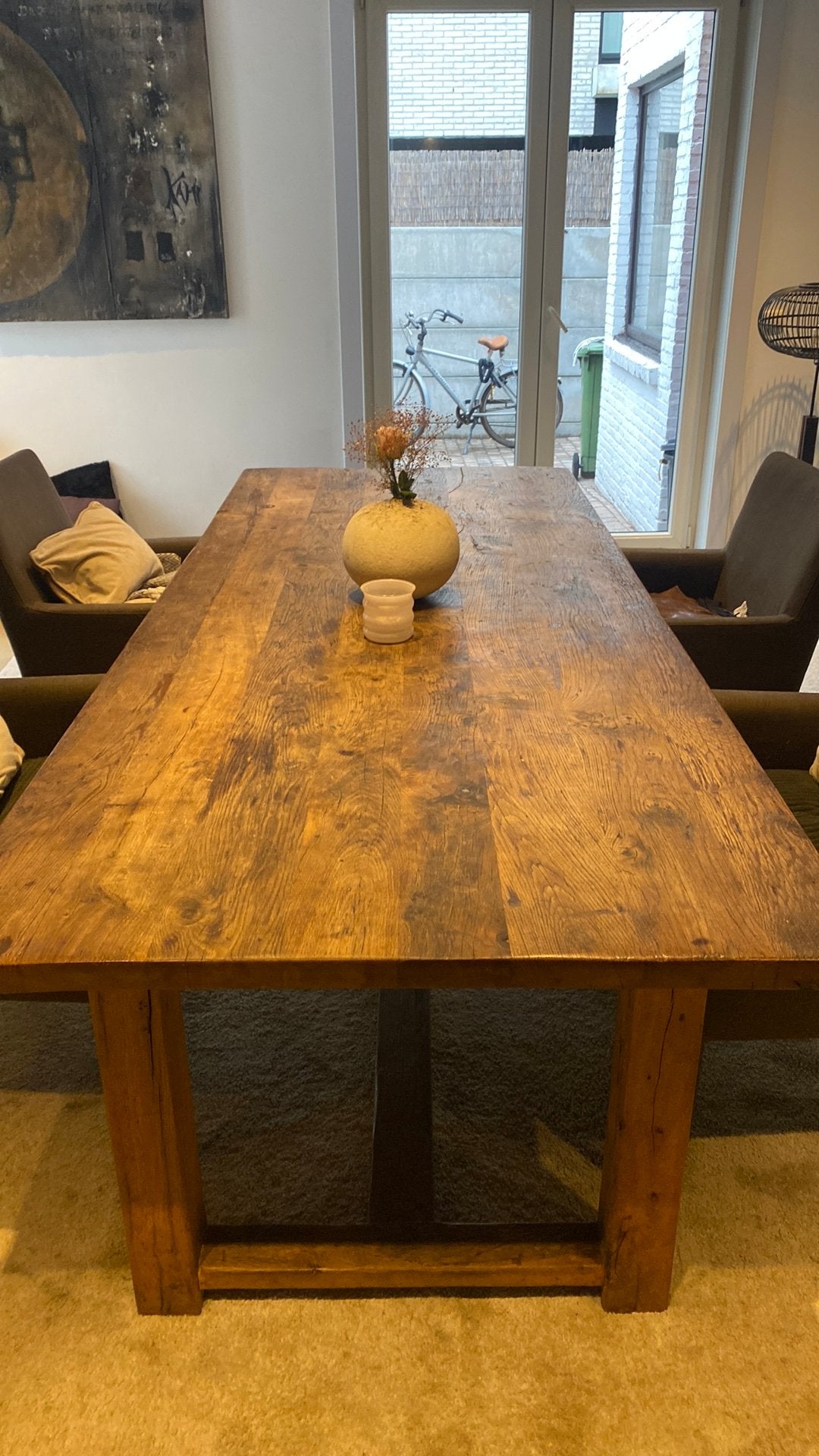 Vol eiken boerentafel, Enlèvement, Comme neuf
