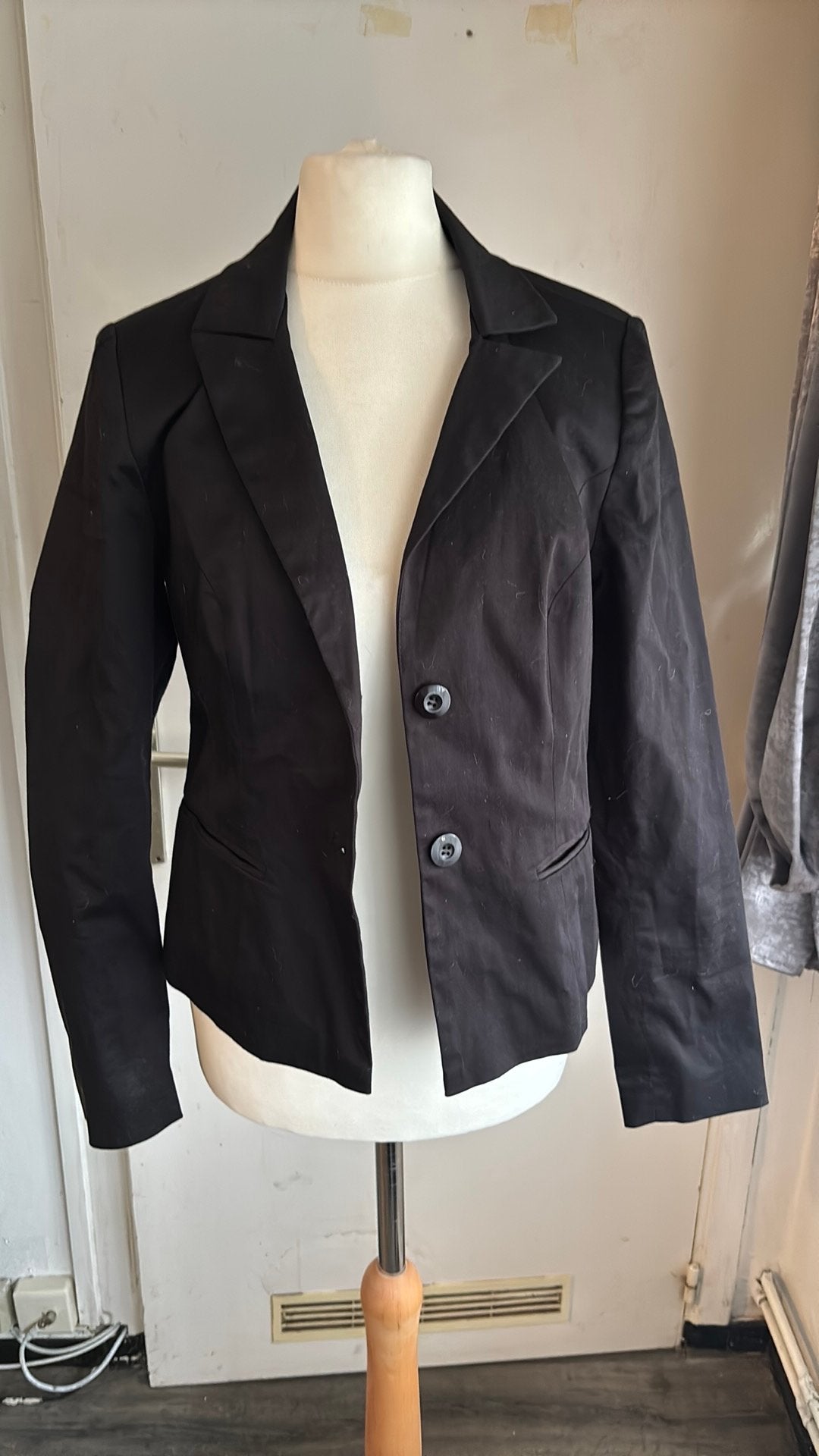 Blazer femme, Taille 36 (S), Comme neuf, Costume ou Complet, Noir