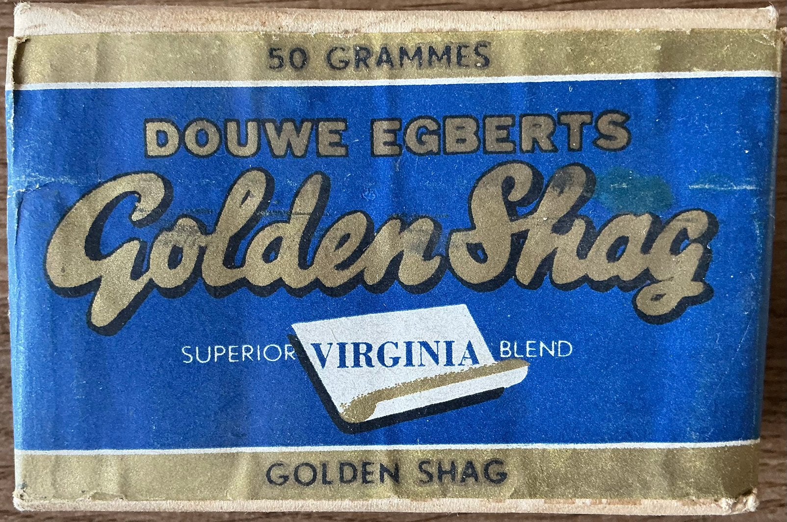 VIEUX PAQUET GOLDEN SHAG/VIRGINIE/TABAC, Collections, Articles de fumeurs, Briquets & Boîtes d'allumettes, Enlèvement ou Envoi