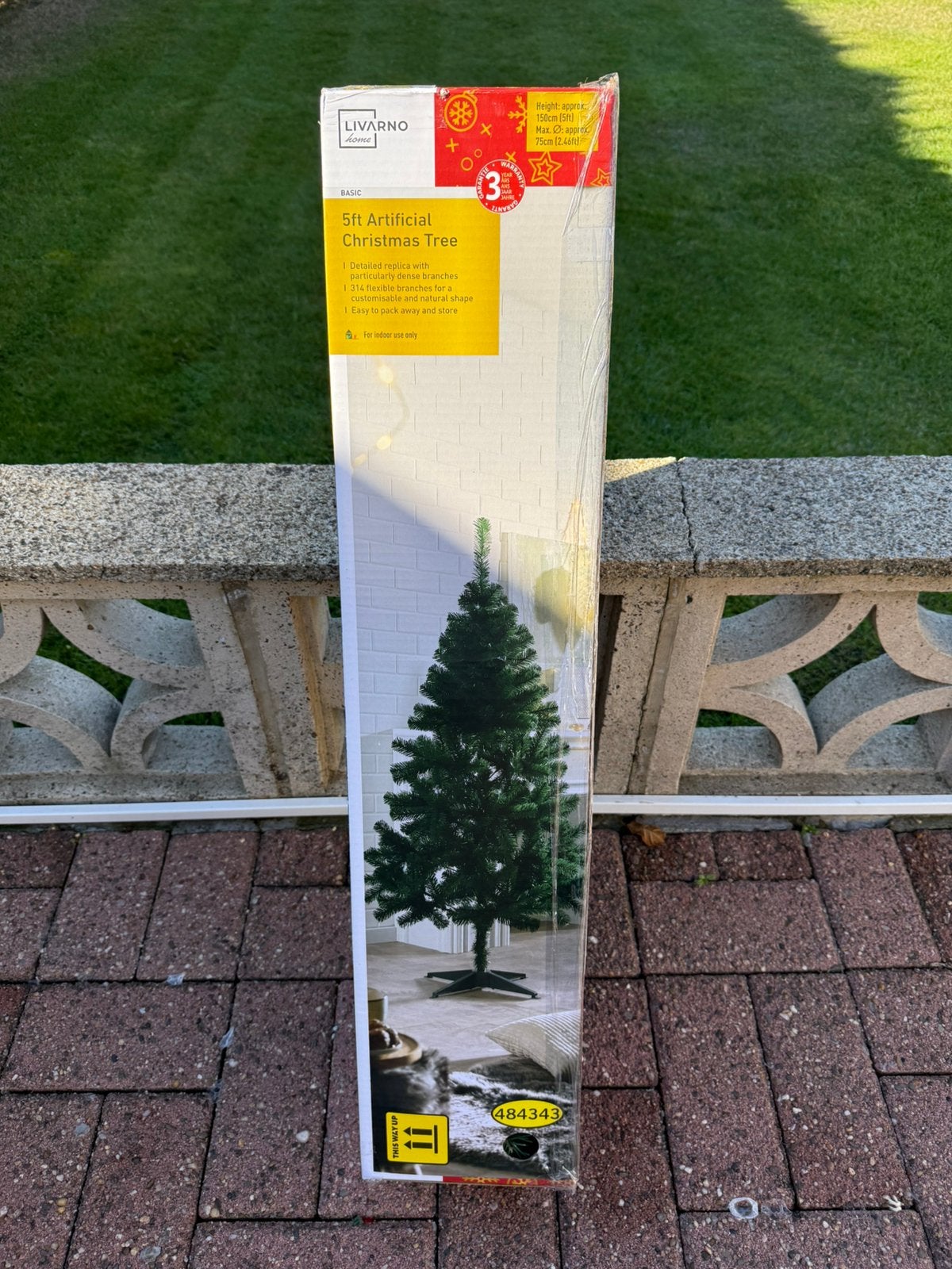 Kunst kerstboom 150 cm (nieuwstaat), Diversen, Ophalen of Verzenden, Zo goed als nieuw