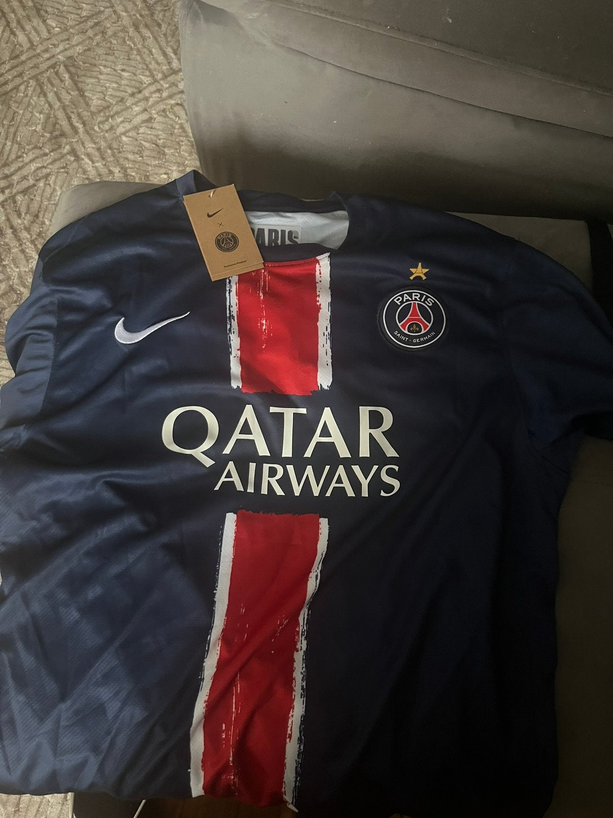 Maillot du psg, Sport en Fitness, Voetbal, Verzenden, Zo goed als nieuw, Shirt