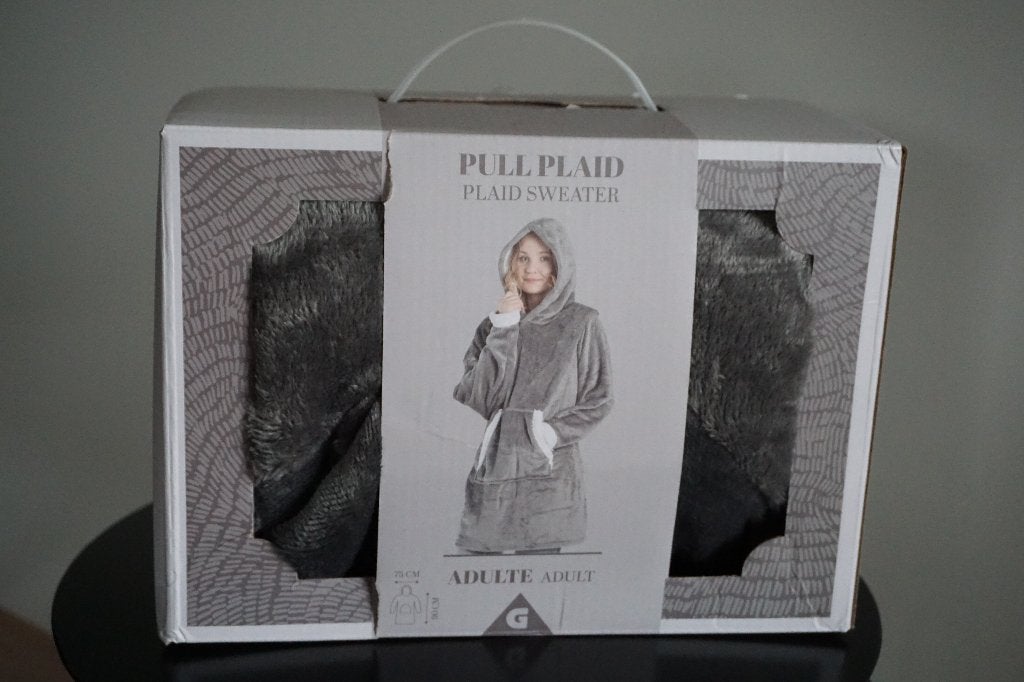 Plaid Pull - NIEUW, Huis en Inrichting, Ophalen, Plaid, Grijs