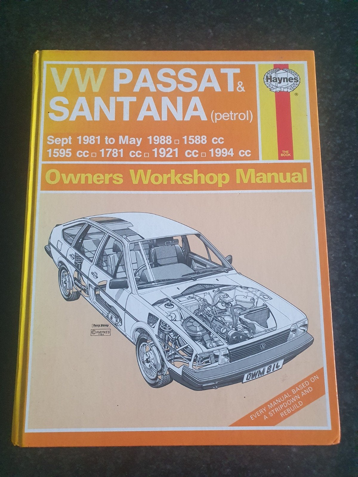 Manuel à essence Haynes VW Passat Santana, Enlèvement ou Envoi