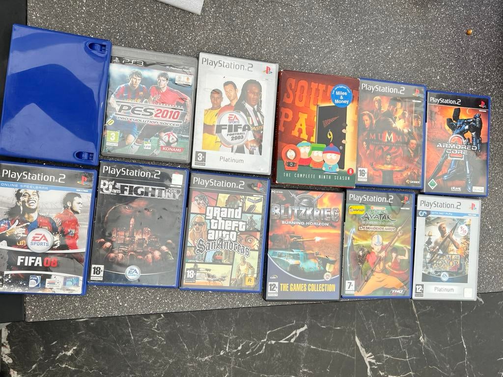 Partij Retro Games – PS2 & PS3, Ophalen, Zo goed als nieuw, Platform