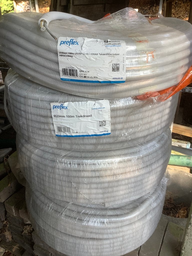 preflex U/UFTP +coax - andere met trekdraad, Doe-het-zelf en Bouw, Elektriciteit en Kabels, Ophalen, Nieuw