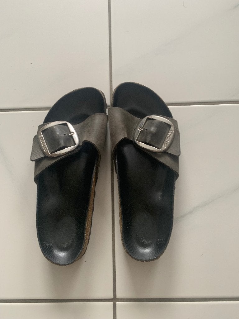birkenstock sandalen maat 40-41, Kleding | Dames, Schoenen, Zwart, Ophalen of Verzenden, Zo goed als nieuw, Birkenstock