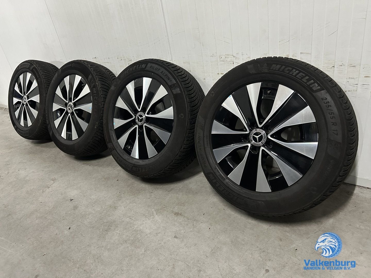 7-8mm! Originele Mercedes Vito V-klasse W447 EQV TPMS 17 inc, Pneus et Jantes, Pneus hiver, 17 pouces, -