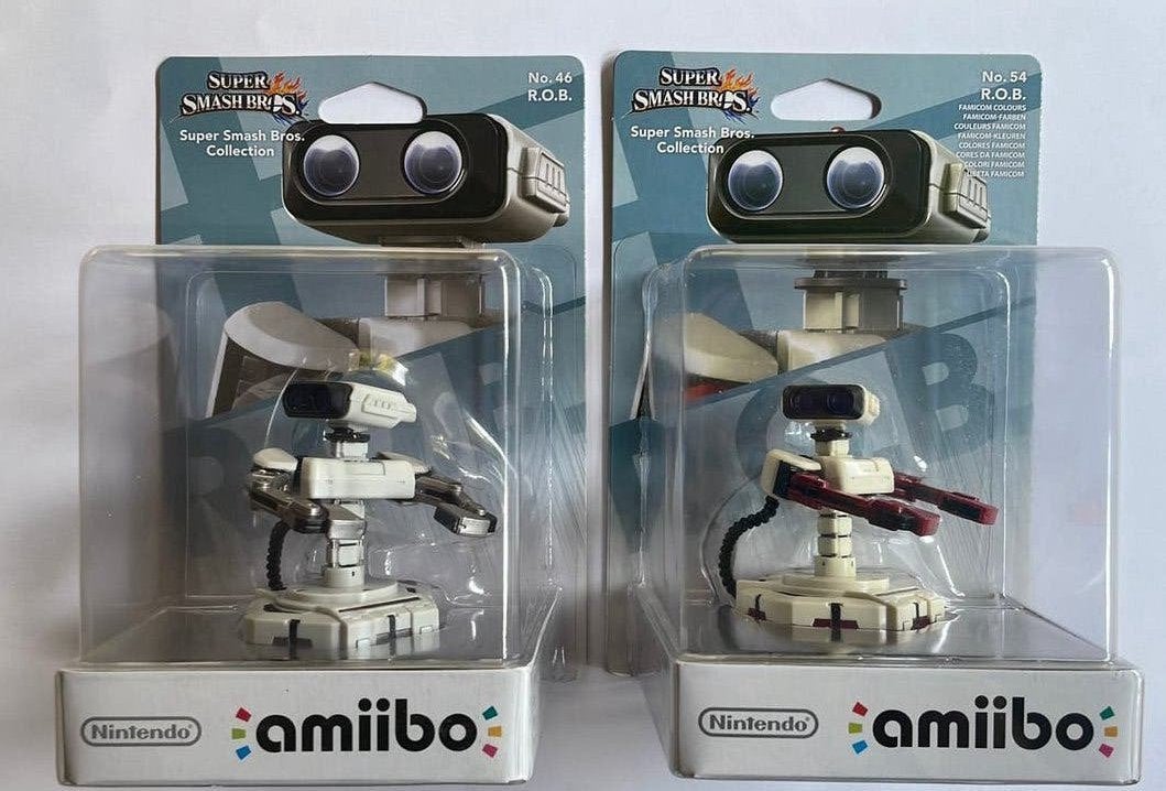 Amiibo R.O.B. EU & Famicom Colours — Smash 3DS WiiU Switch, Games en Spelcomputers, Ophalen of Verzenden