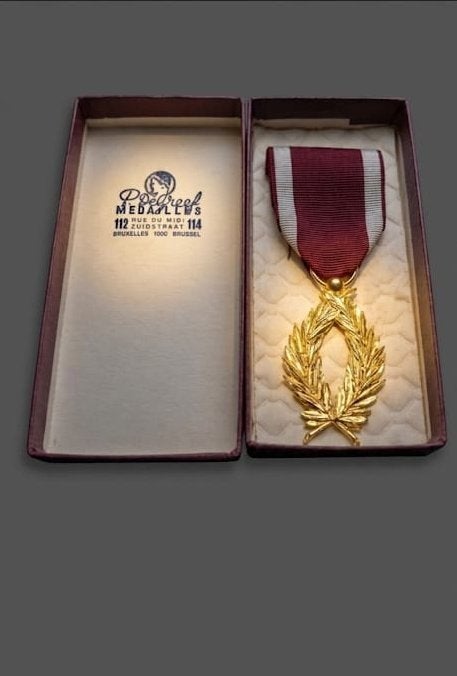 Palmes d'Or in de Kroonorde (nieuw), Verzamelen, Militaria | Algemeen, Ophalen, Overige soorten, Lintje, Medaille of Wings