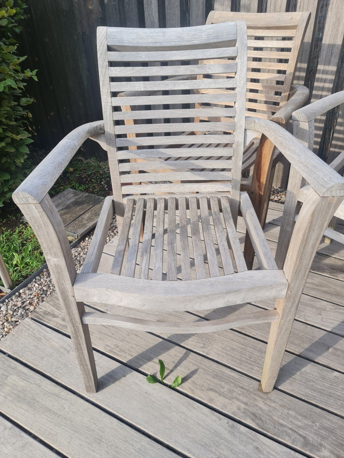 jardin et terrasse, Jardin & Terrasse, Enlèvement, Bois de teck, Empilable