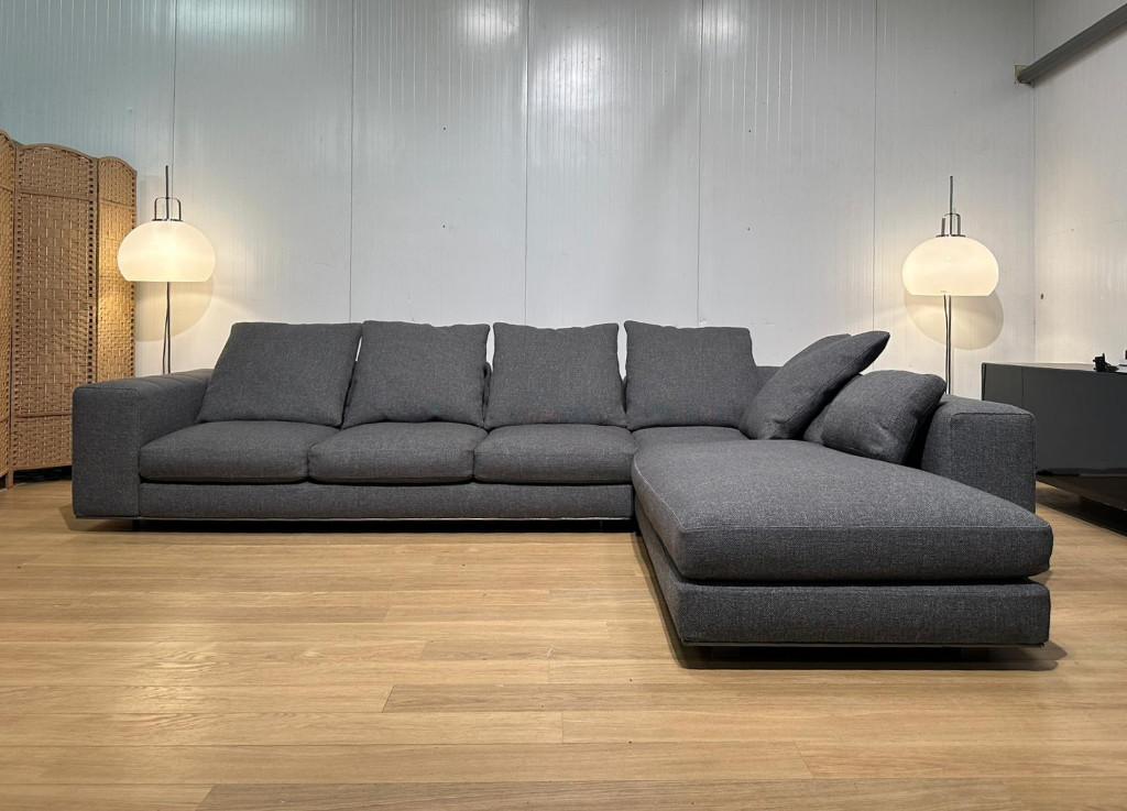 NIEUWSTAAT Minotti Freeman Hoekbank - NP €35.000, Huis en Inrichting, Zetels | Zetels, Hoekbank, 300 cm of meer, Ophalen of Verzenden