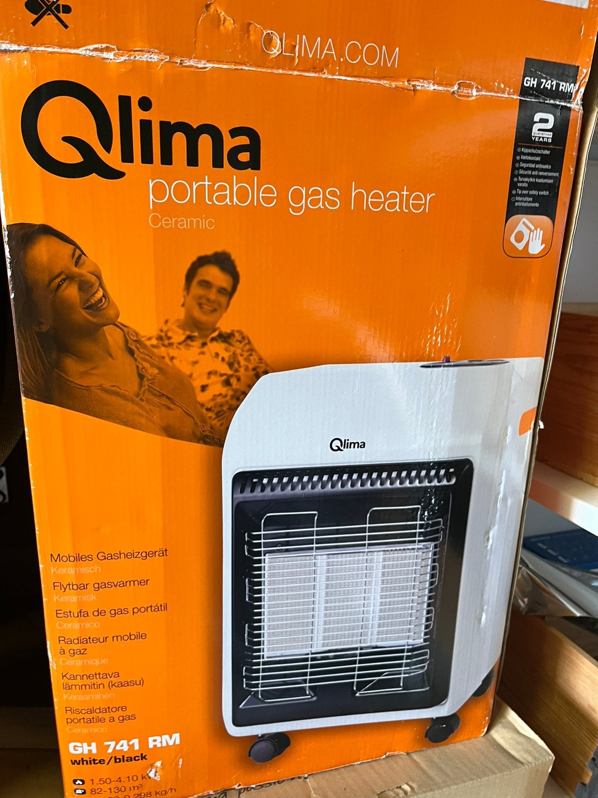 Qlima gas kachel, Maison & Meubles, Neuf, Enlèvement, Chauffage à gaz, Autoportant