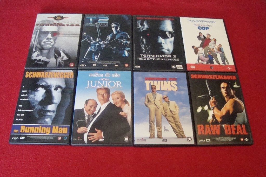 21 dvd's met arnold schwarzenegger, Enlèvement ou Envoi, Action