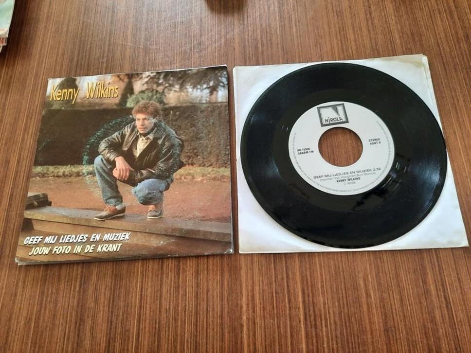 Kenny Wilkins. Geef mij liedjes en muziek/Jouw foto in de kr, Ophalen of Verzenden