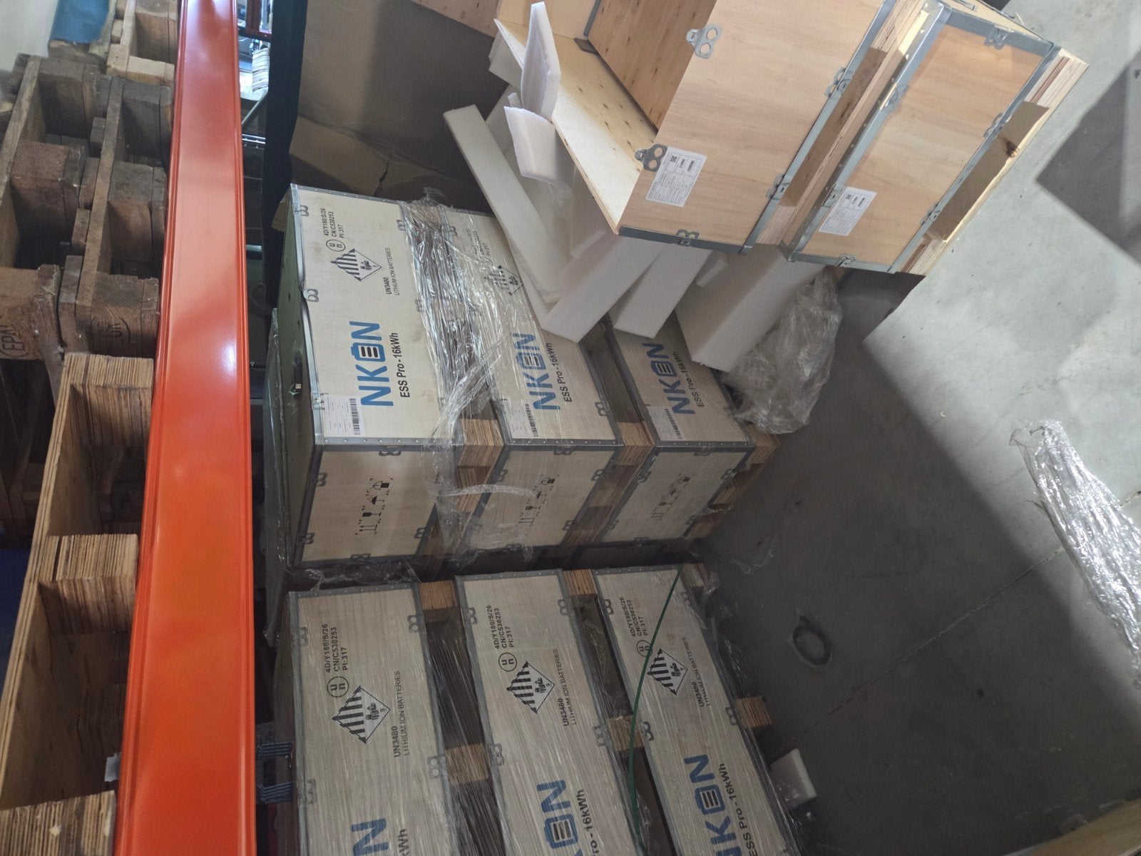 houten kisten, Ophalen
