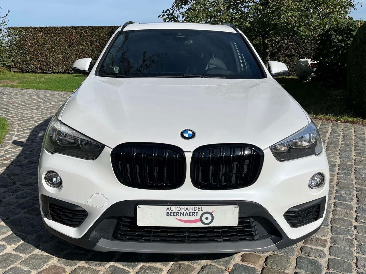 BMW X1 1.5iA sDrive18 OPF/76100km/Leder/Camera/Navi/Cruise/, Auto's, Zwart, Wit, Bedrijf, 5 zetels