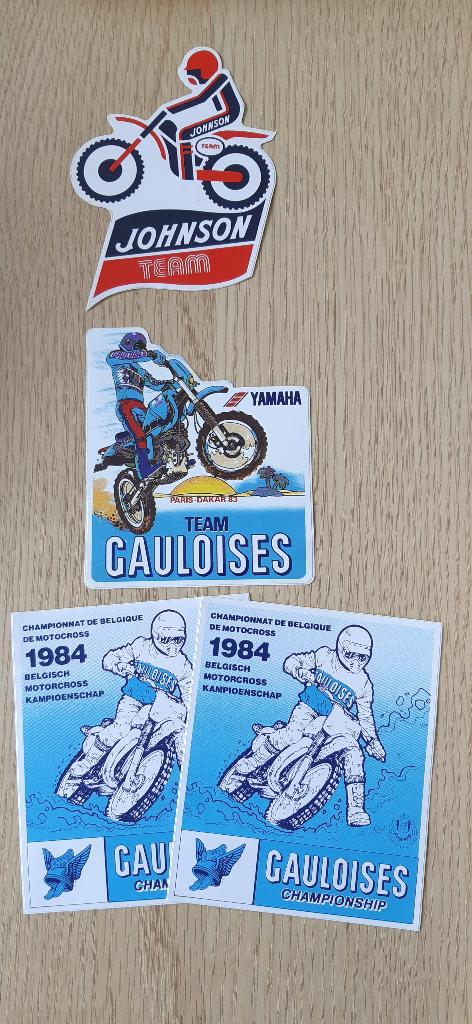 sticker motorcross 1983 + 1984, Verzamelen, Ophalen of Verzenden, Zo goed als nieuw, Sport