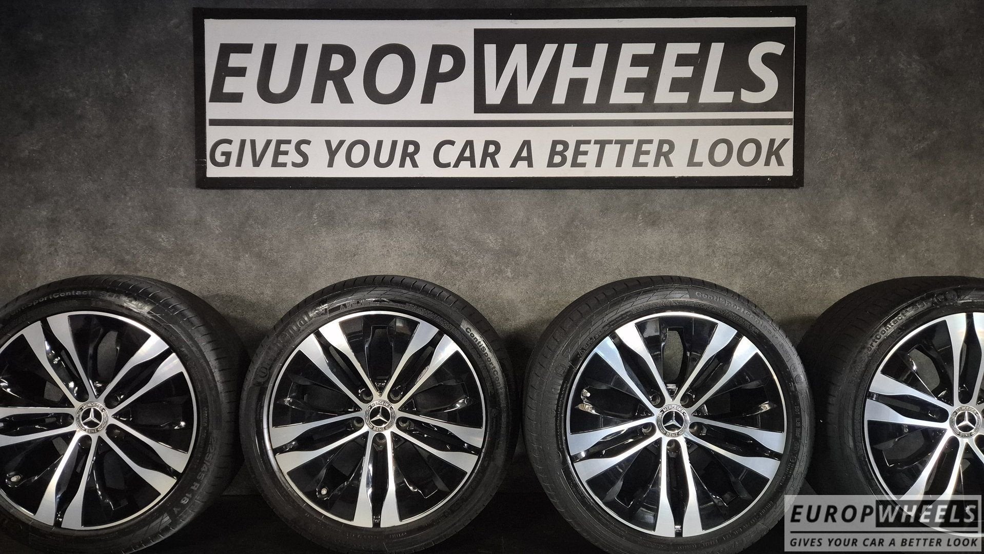 18 inch Mercedes C W206 S206 velgen zomerbanden, Auto-onderdelen, Banden en Velgen, Banden en Velgen, Zomerbanden, 18 inch, 225 mm