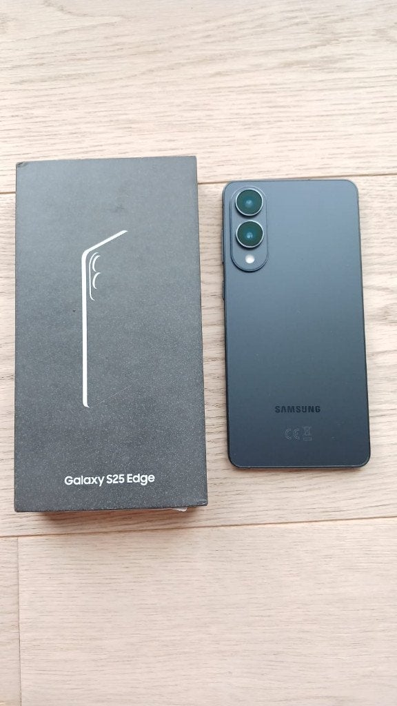 Samsung S25 Edge 256 Go/noir, Télécoms, Téléphonie mobile | Samsung, Comme neuf, Enlèvement, Sans abonnement, Sans simlock