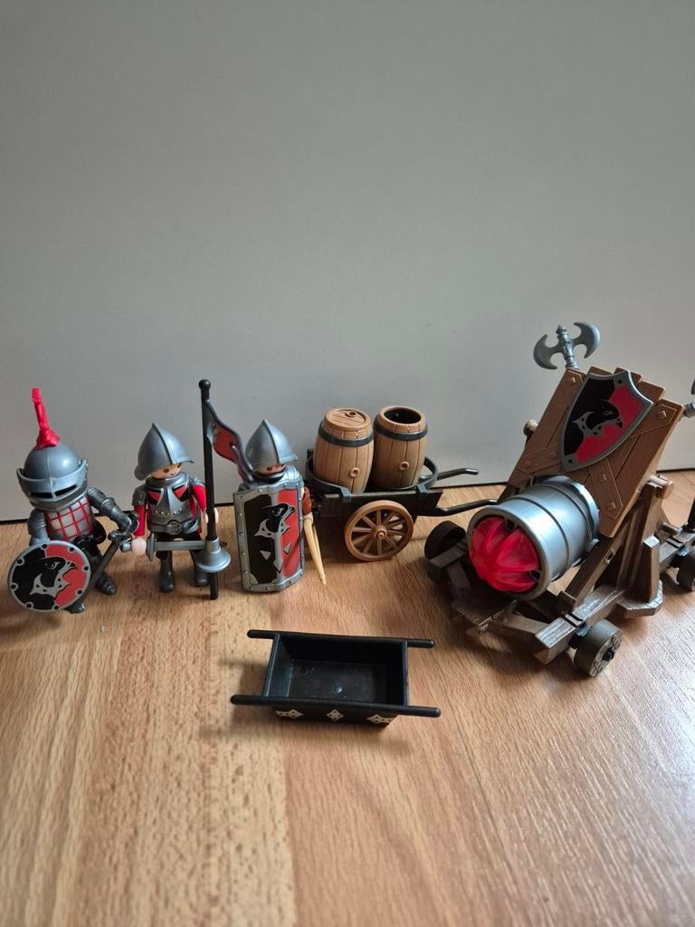 Playmobil rode valkenridders, Kinderen en Baby's, Speelgoed | Playmobil, Ophalen of Verzenden, Zo goed als nieuw, Complete set