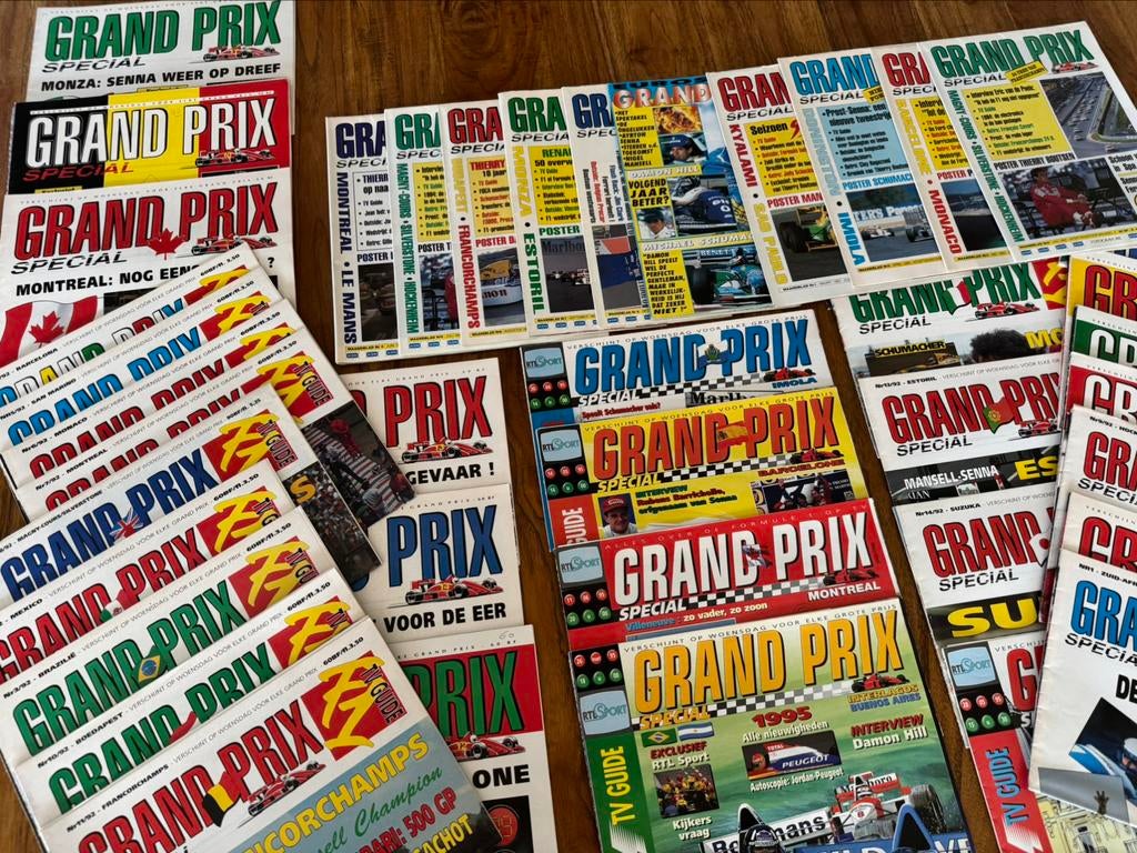 Grand lot de magazines Grand Prix, Enlèvement ou Envoi, Comme neuf, Sports et Loisirs