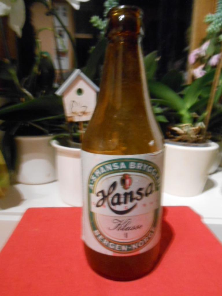 bouteille de bière de collection Hansa Norvège350ml 2,5%, Enlèvement ou Envoi, Utilisé, Bouteille(s)